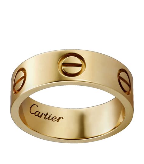 cartier love ring gold plated